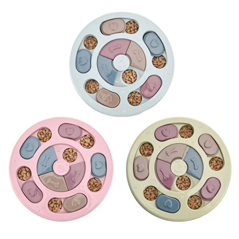 Puzzled Interactive Treat Bowl for Dogs