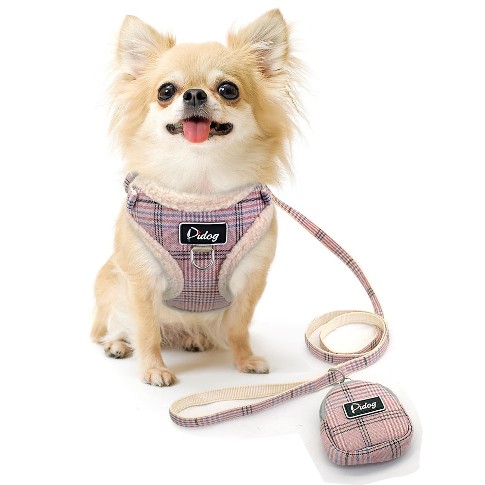 Dog Harness with treat pouch