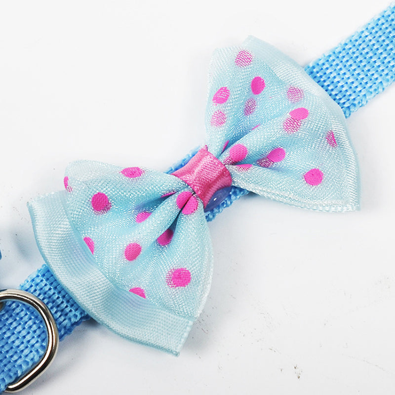 Adjustable Cat Collar with Bow