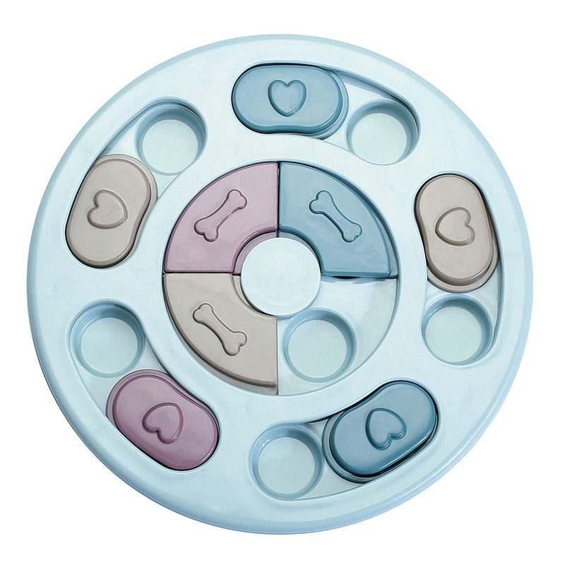 Puzzled Interactive Treat Bowl for Dogs
