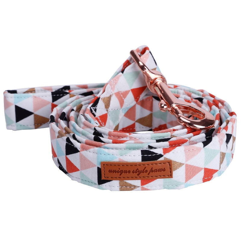 Dog Bowtie Collar and Leash Set