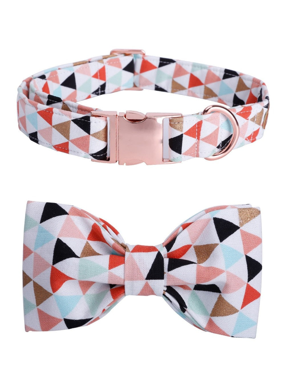 Dog Bowtie Collar and Leash Set