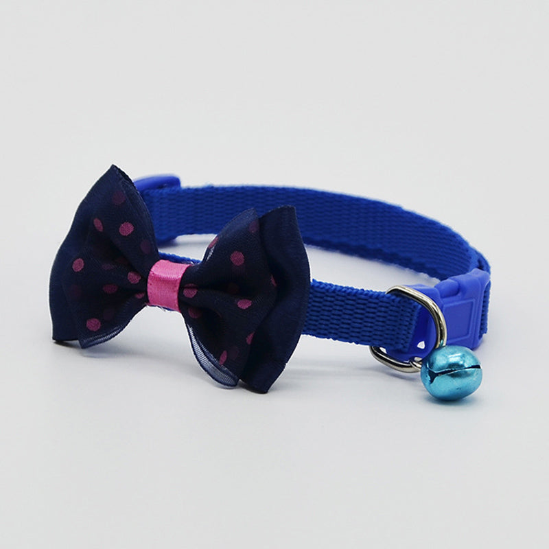 Adjustable Cat Collar with Bow