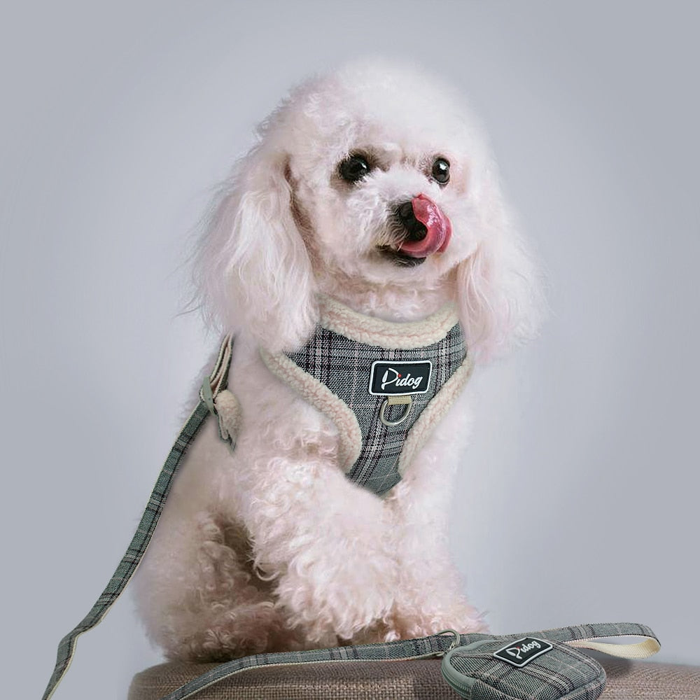 Dog Harness with treat pouch