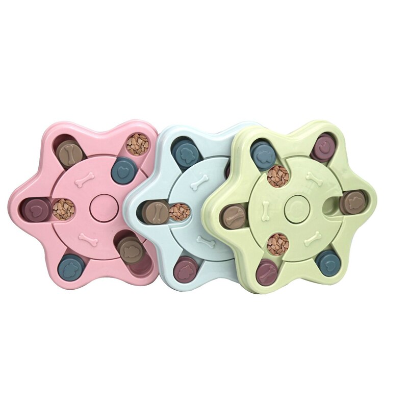 Puzzled Interactive Treat Bowl for Dogs