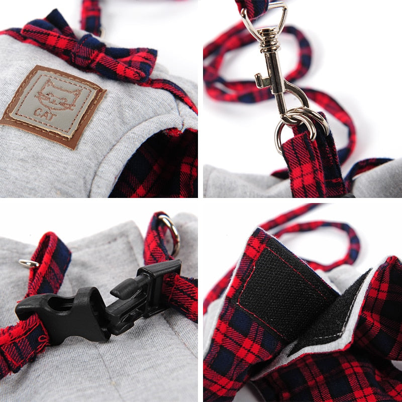 Elegant Cotton Harnesses For Cats